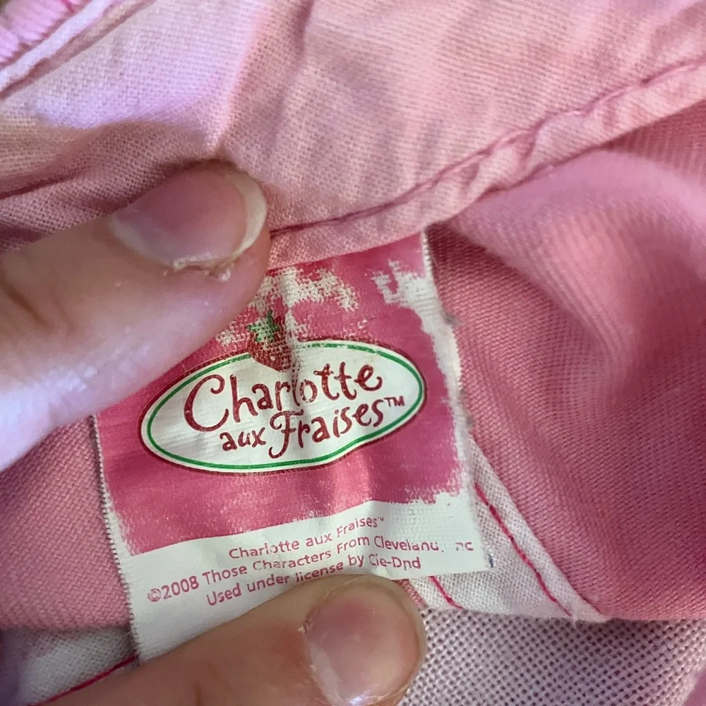 2008 Y2K Strawberry Shortcake Pink Berry Basket Hat